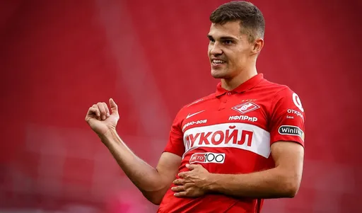 Зобнин получил приз лучшему бомбардиру прошлого сезона РПЛ вместо Угальде