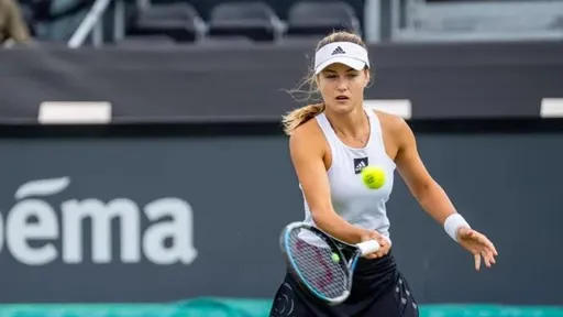 Калинская уступила Грунчаковой в первом круге турнира серии WTA-250 в Гуанчжоу