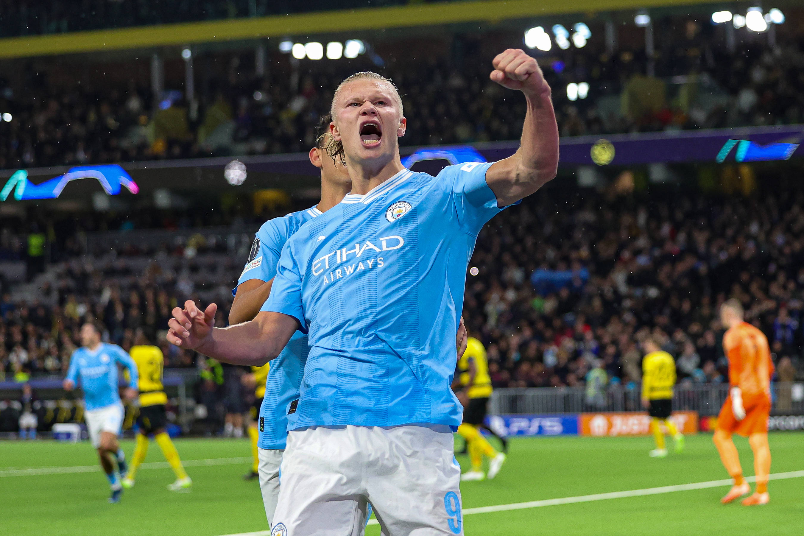 Дубль Холанда принес «Манчестер Сити» победу над «Янг Бойз» в Лиге чемпионов
