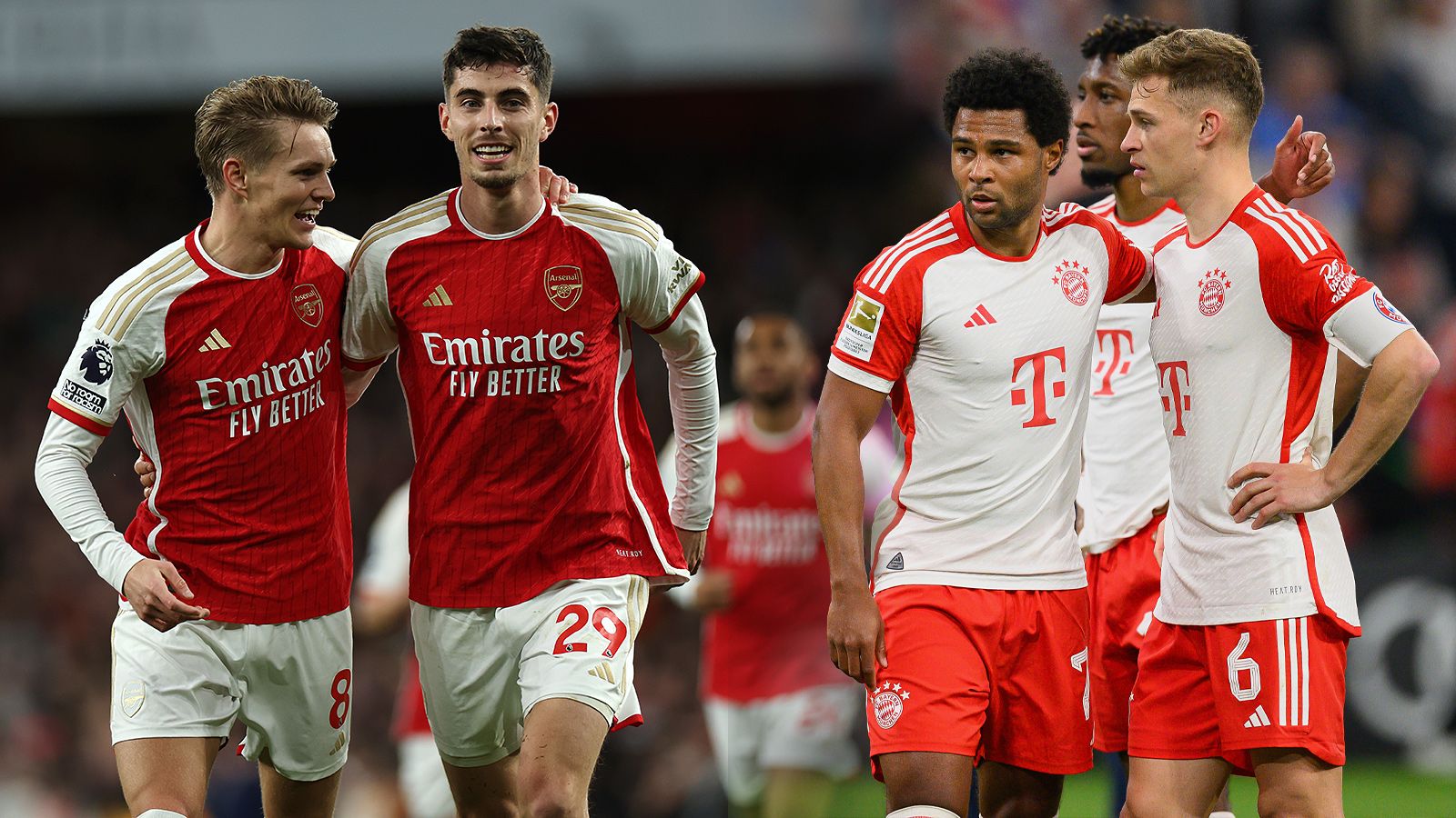 «Арсенал» и «Бавария» сыграли вничью в первом матче 1/4 плей-офф Лиги чемпионов