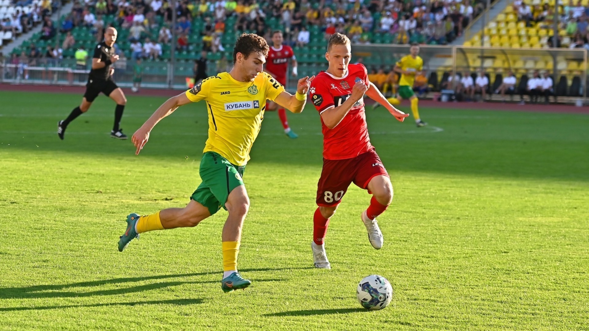 «Енисей» переиграл «Кубань» в домашнем матче 32-го тура Первой лиги