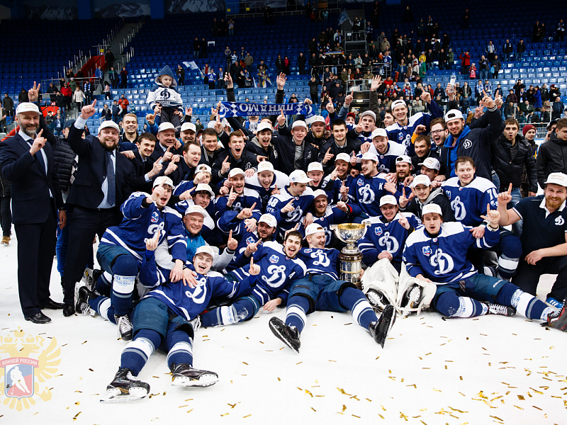 «Динамо» – чемпион Высшей хоккейной лиги 2017 года