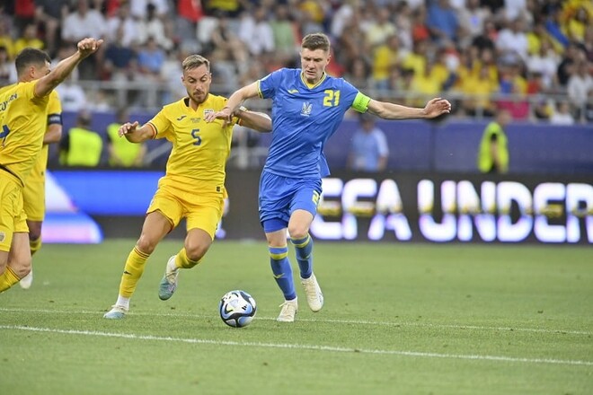 Сборная Украины на молодёжном Евро-2023 задействовала игроков, которые не могли играть
