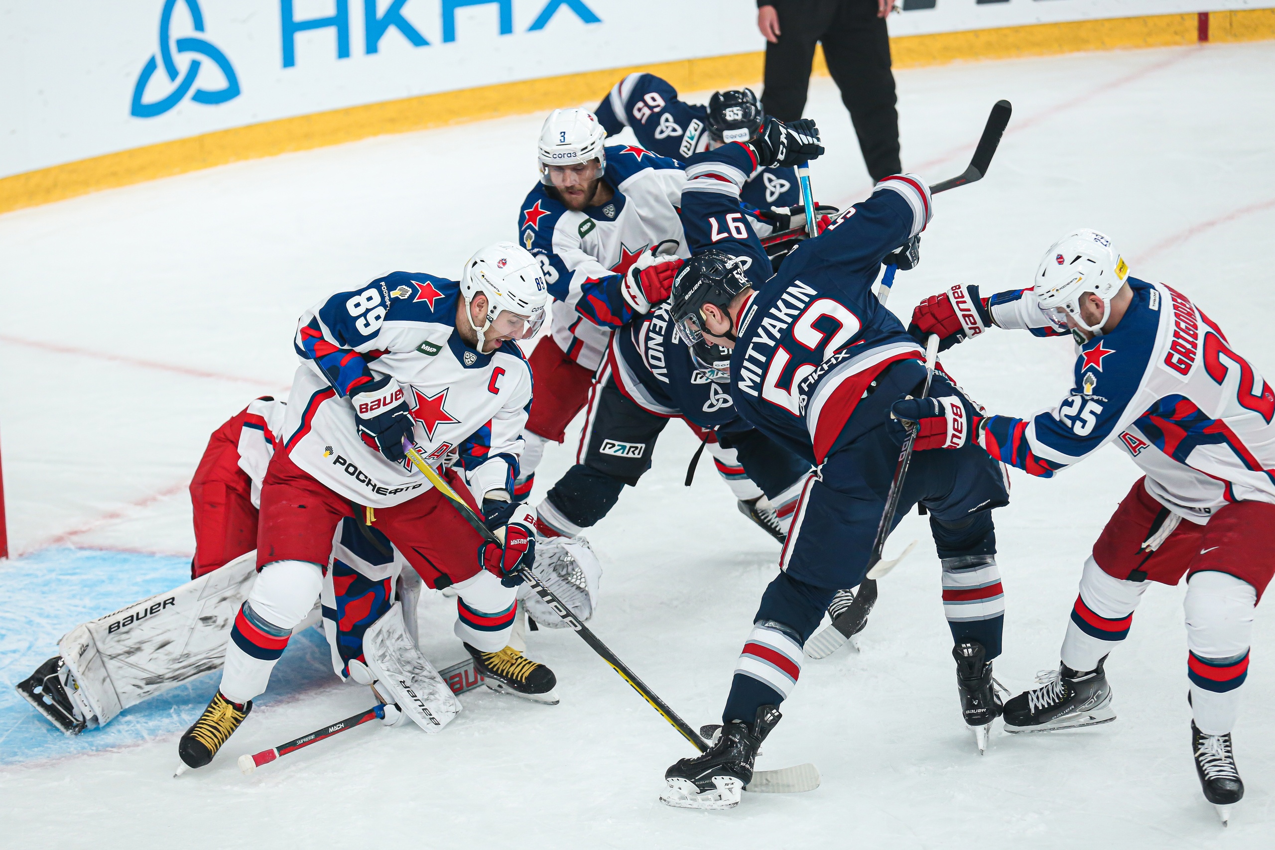 ЦСКА прервал серию из трёх поражений, обыграв «Нефтехимик» в матче FONBET КХЛ
