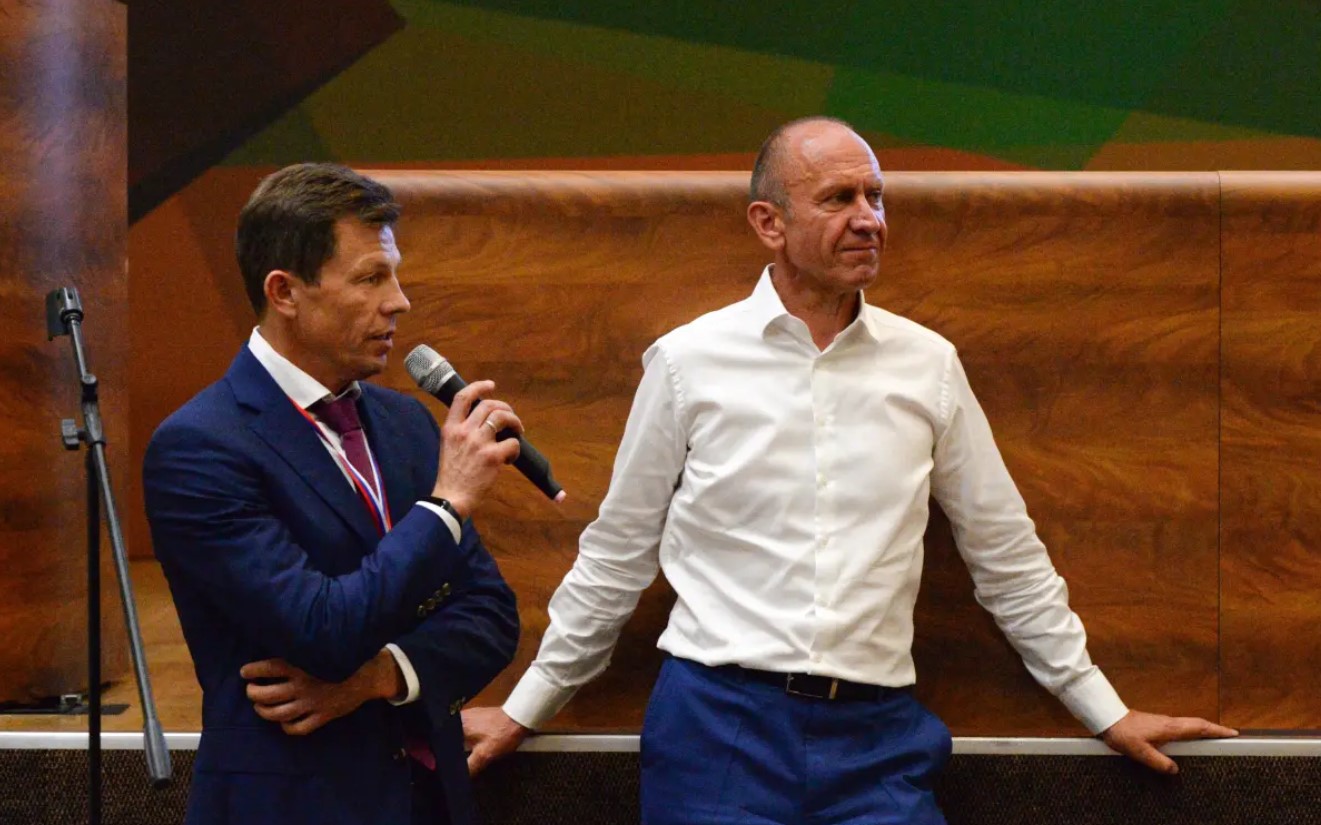 Президент СБР Виктор Майгуров и Алексей Нуждов