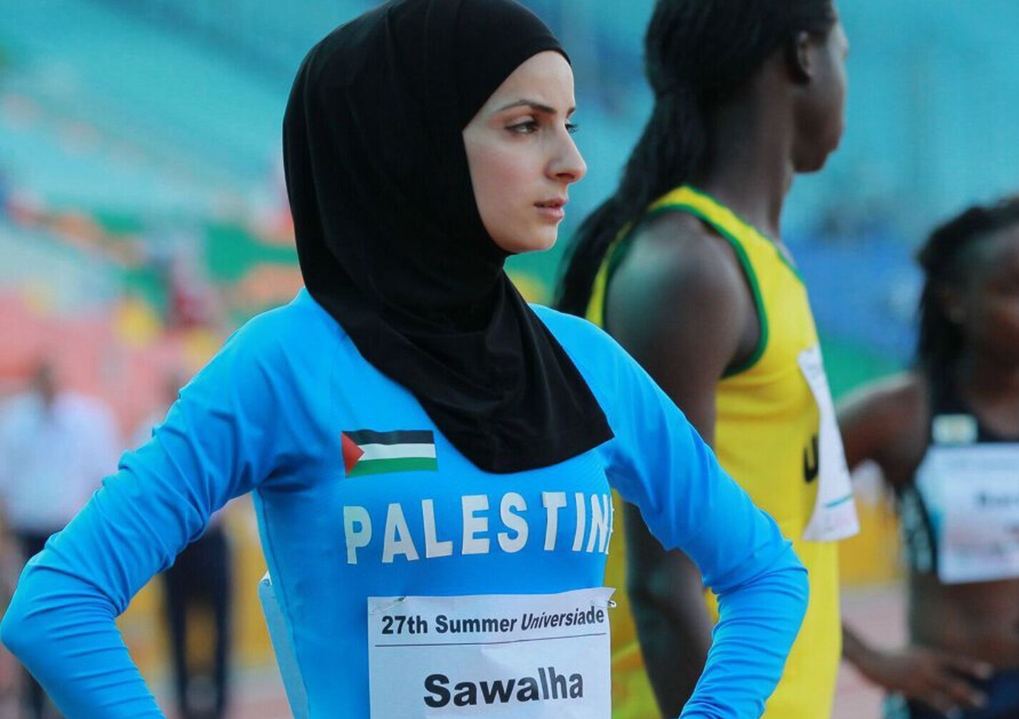 Спортсменка из Палестины