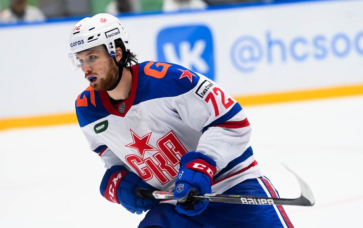 Форвард СКА Алистров стал победителем конкурса на самый быстрый круг на Матче звезд КХЛ