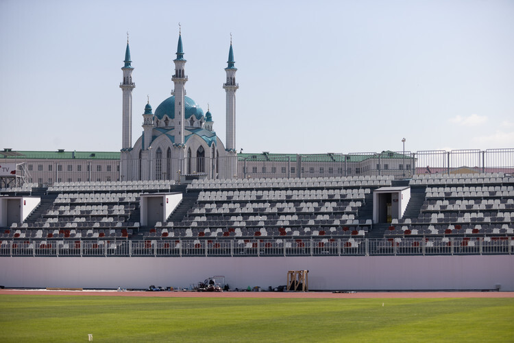 Обновленные трибуны Центрального стадиона в Казани / Фото: kzn.ru