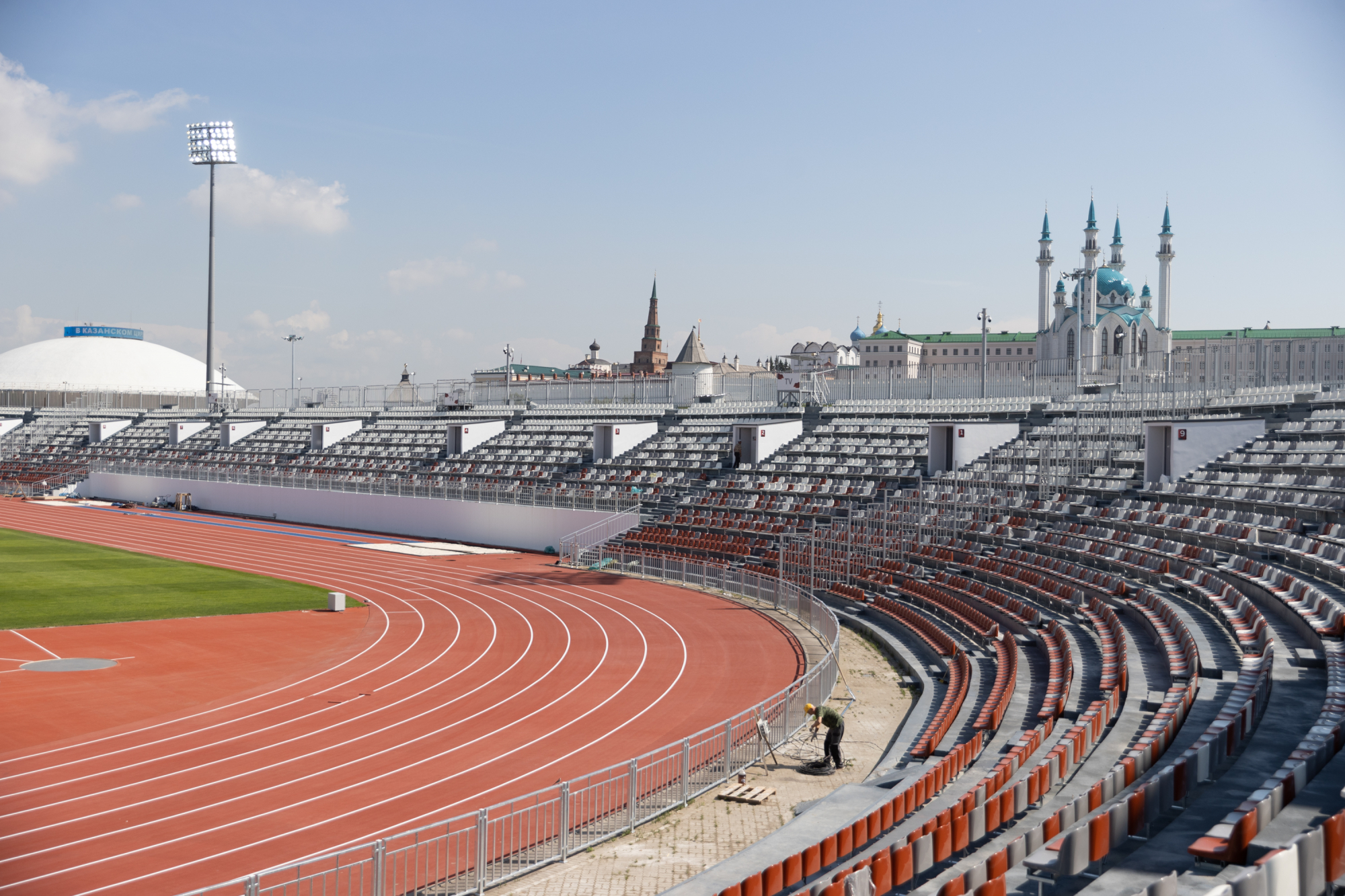 Реконструкция стадиона «Центральный». Фото: мэрия Казани