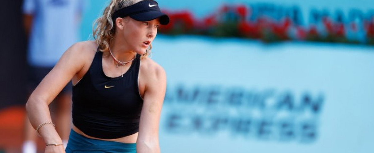 16-летняя Андреева стала самой молодой участницей 1/8 финала турнира категории WTA 1000