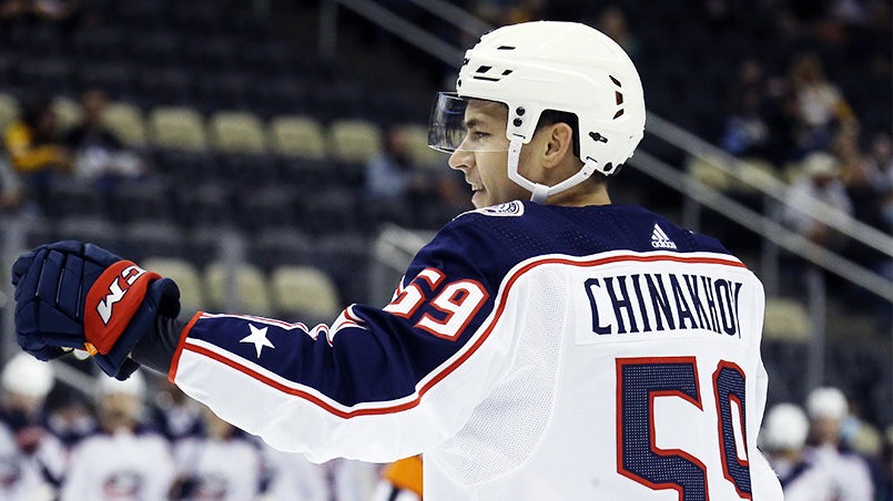 Чинахов отметился дублем в матче НХЛ с «Сиэтлом»