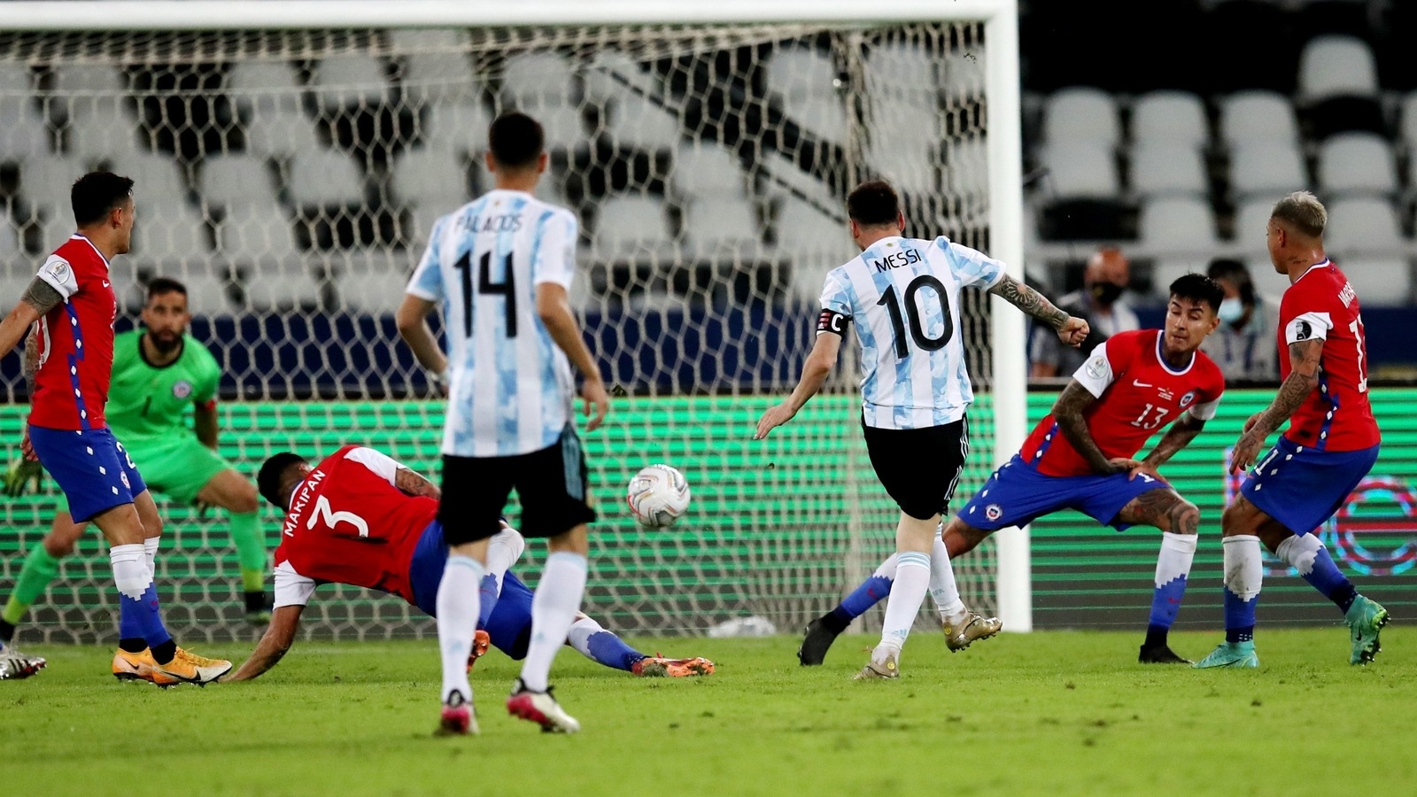 Сборная Аргентины первой досрочно вышла в четвертьфинал Кубка Америки-2024