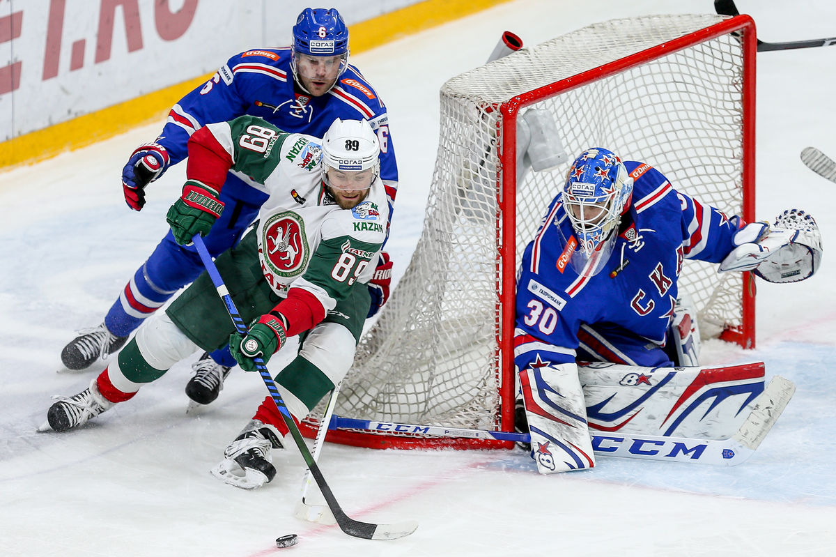 «Ак Барс» обыграл СКА в матче регулярного чемпионата FONBET КХЛ