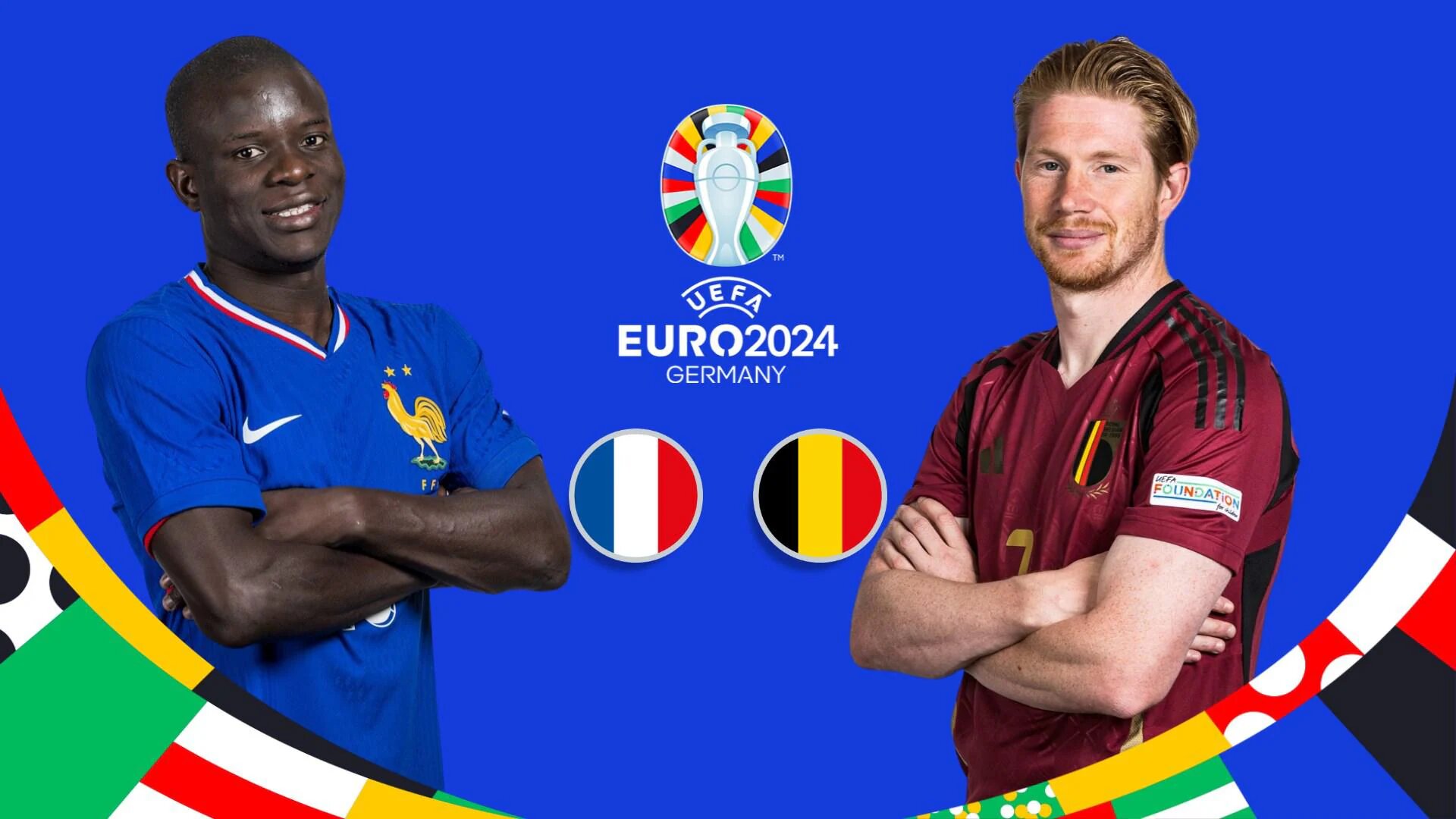Франция — Бельгия: стартовые составы на матч 1/8 финала Евро-2024
