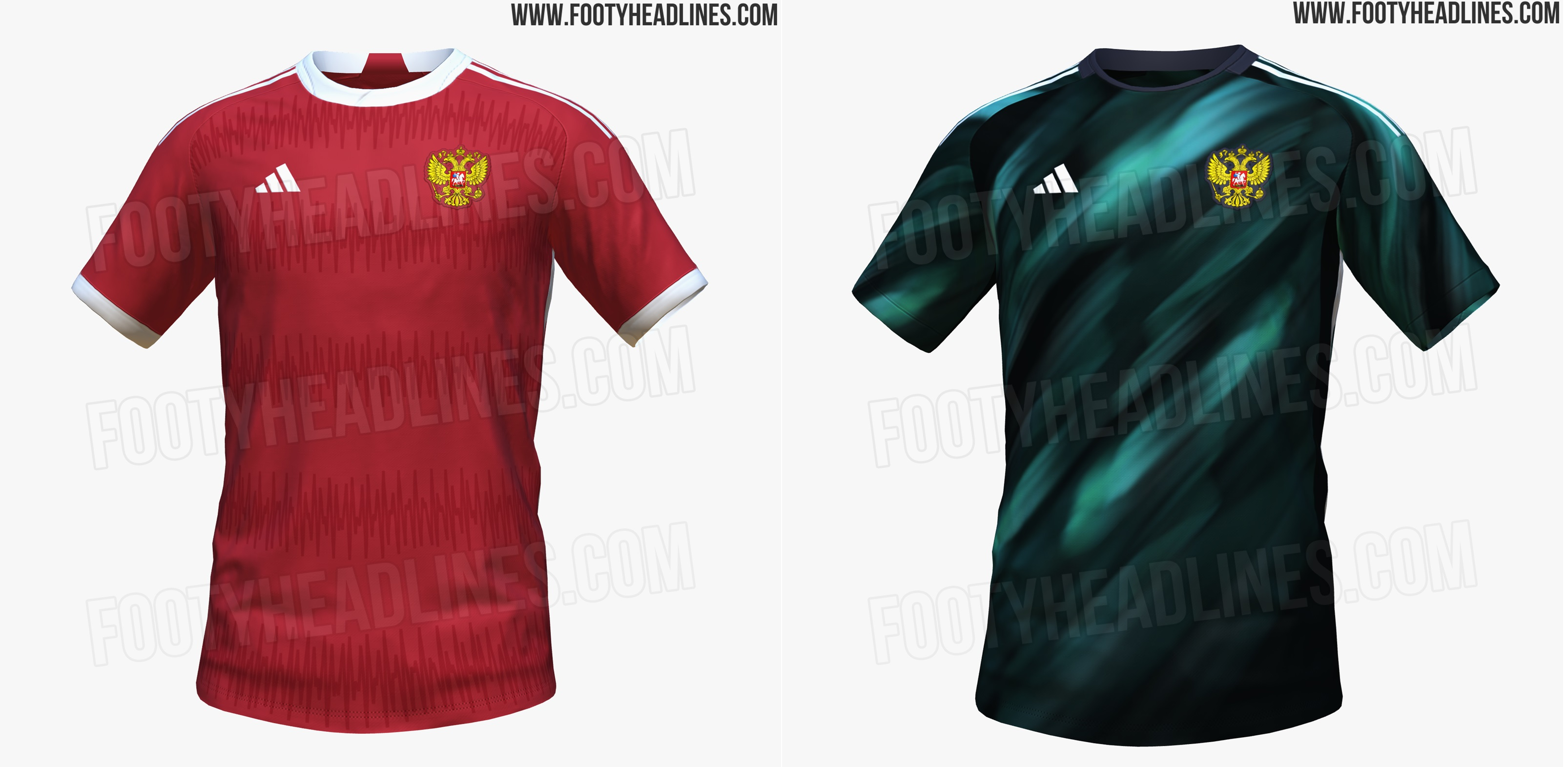 Формы сборной России-2022 от adidas / Слив: Footyheadlines