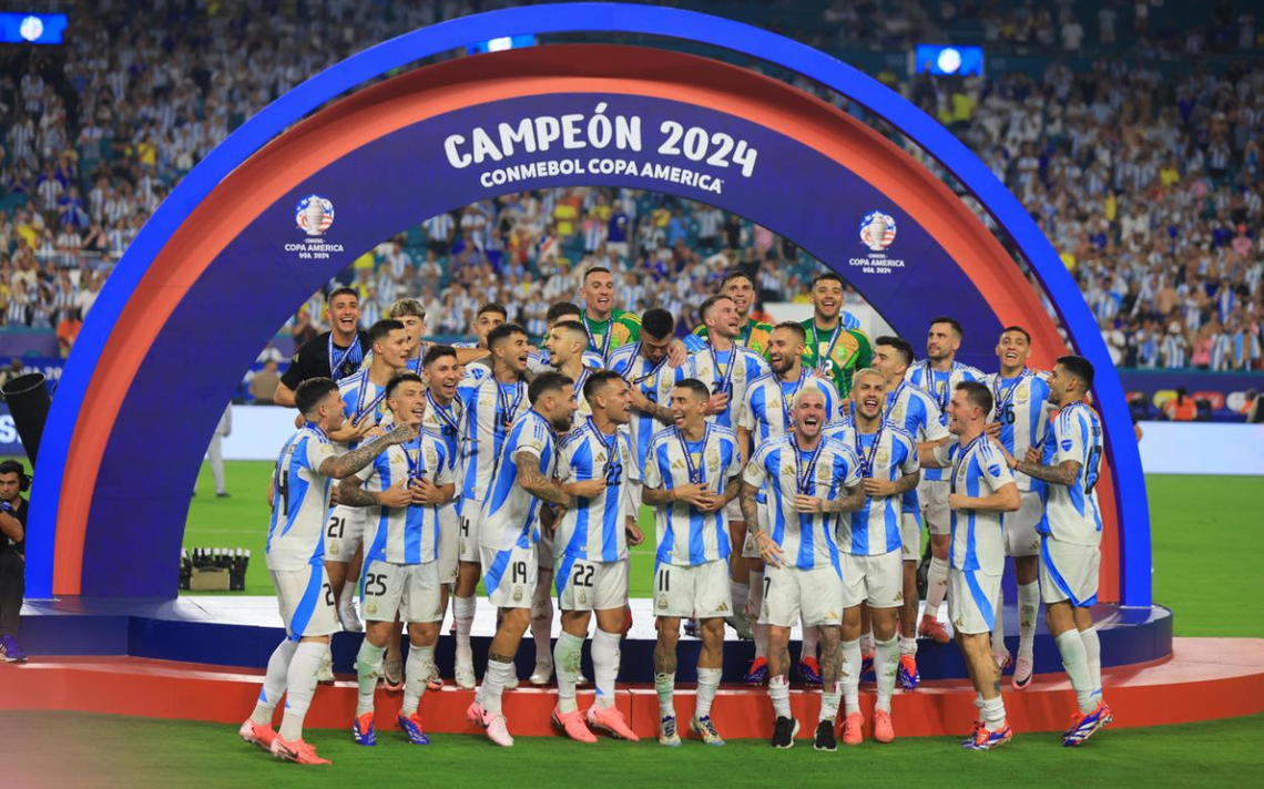 Победа сборной Аргентины на Кубке Америки