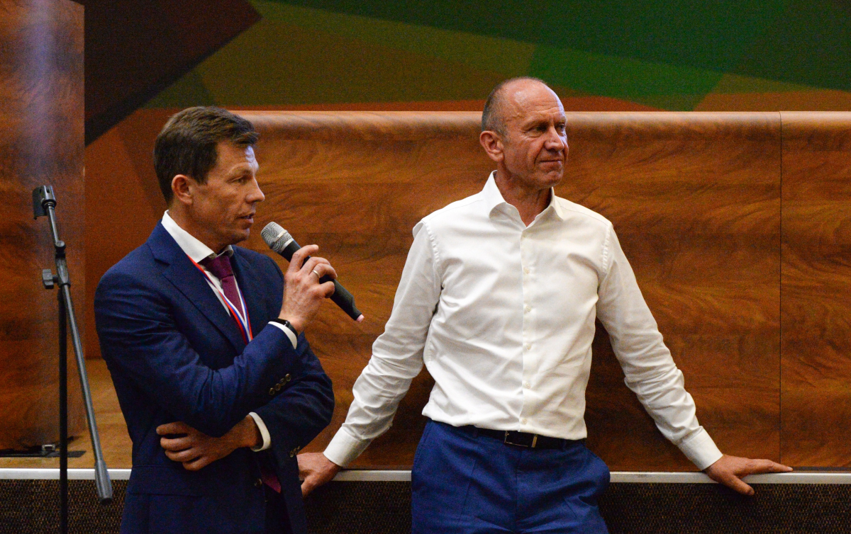 Президент СБР Виктор Майгуров и Алексей Нуждов / фото: СБР