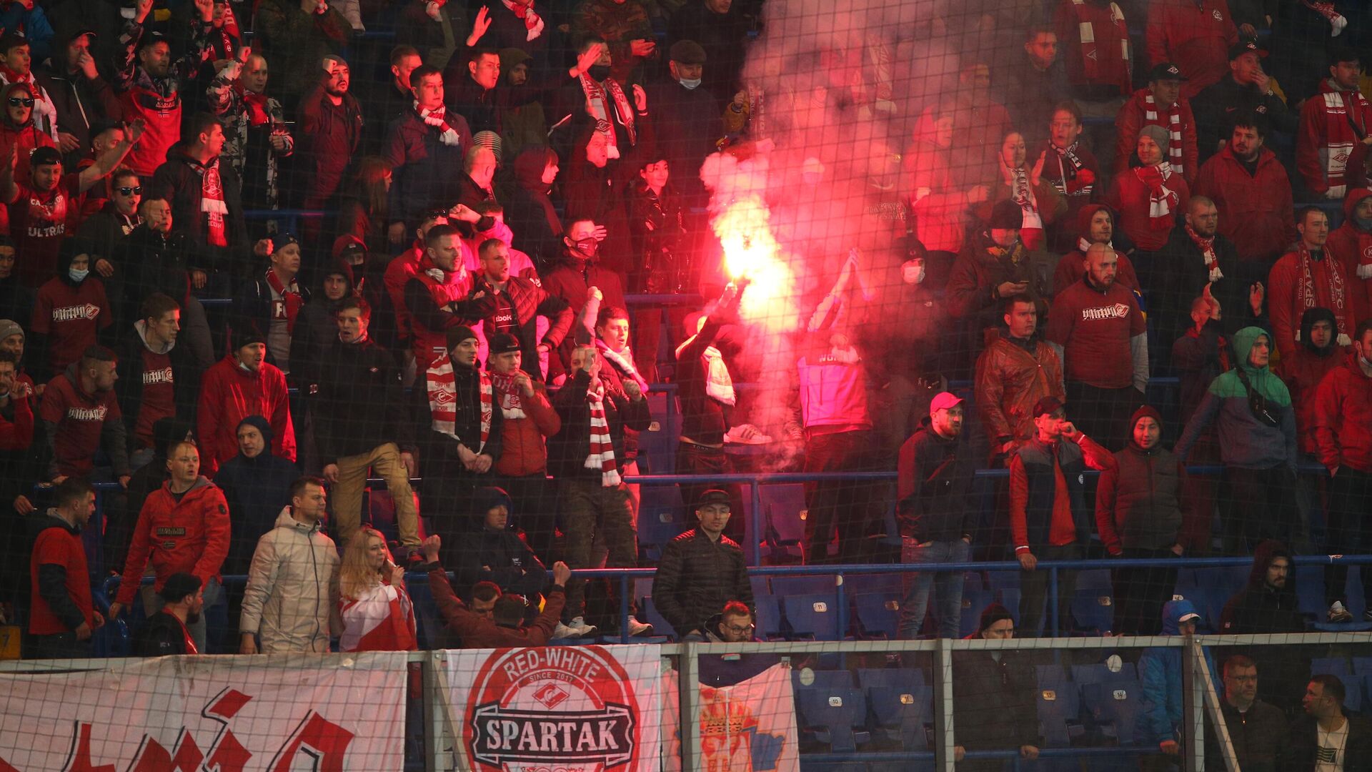 Фанаты «Спартака» объявили о продолжении бойкота из-за Fan ID перед рестартом РПЛ