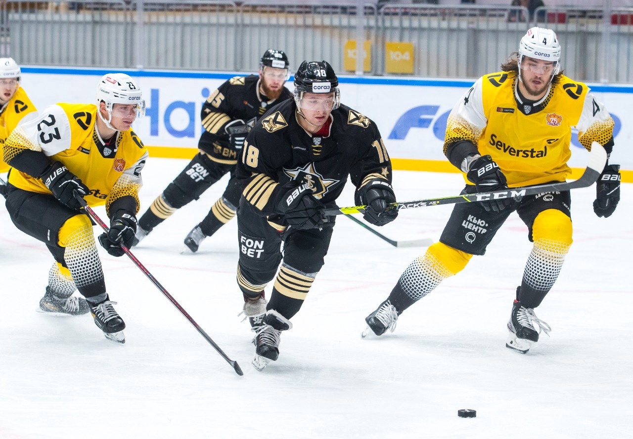 «Северсталь» обыграла «Адмирал» в матче регулярного чемпионата FONBET КХЛ