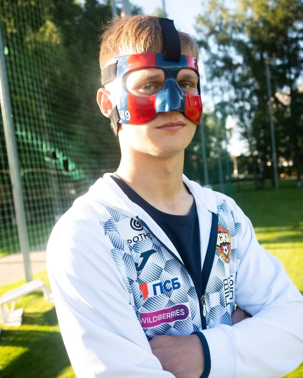 ЦСКА показал голкипера Торопа в защитной маске