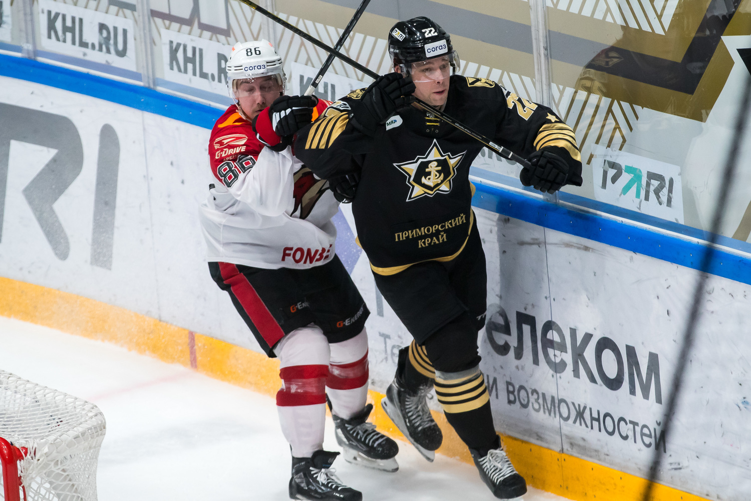 «Авангард» впервые в текущем сезоне КХЛ обыграл «Адмирал»