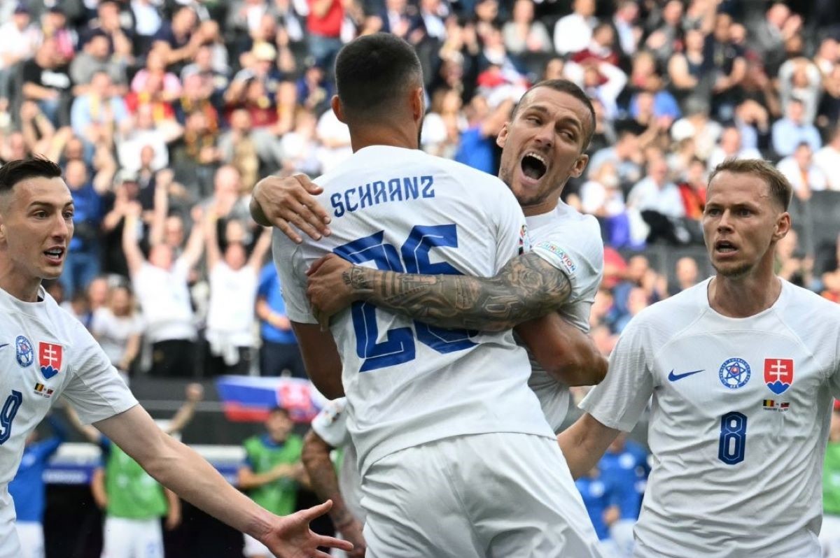 Сборная Словакии обыграла Бельгию в матче 1-го тура группового этапа Евро-2024