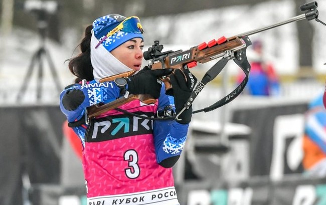 Лариса Куклина выиграла суперспринт на пятом этапе Кубка России по биатлону