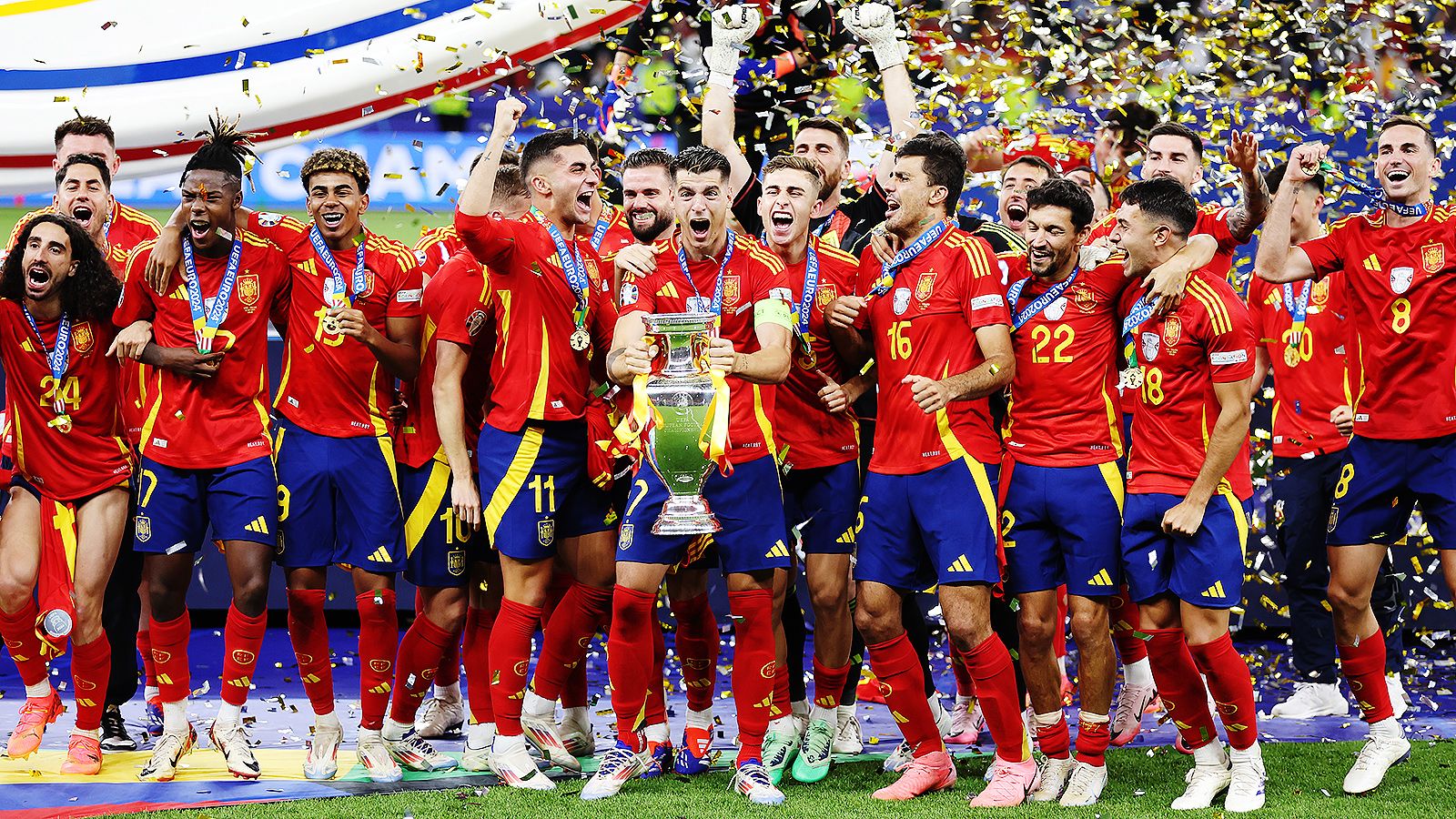 Сборная Испании – вторая команда в истории ЧЕ, выигравшая семь матчей на турнире
