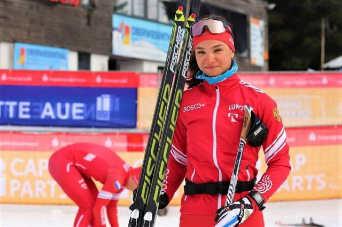 Олимпийская чемпионка лыжница Вероника Степанова