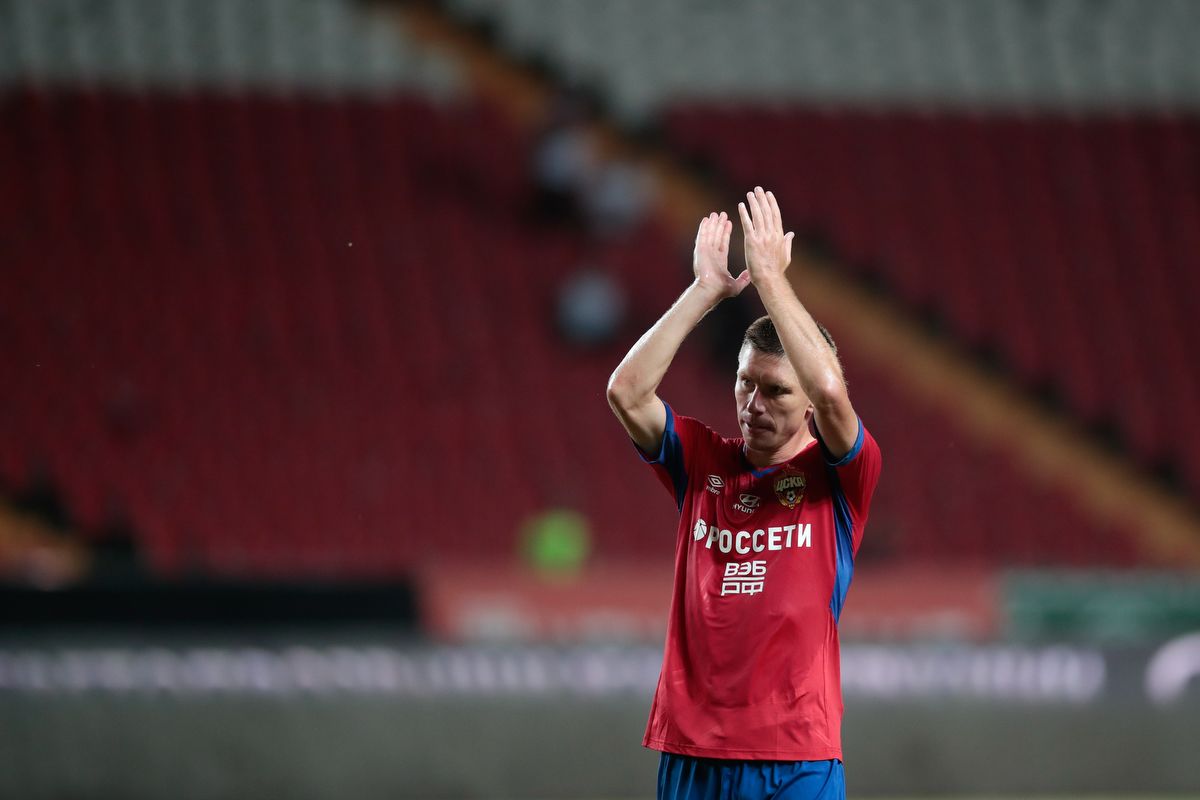 Защитник ЦСКА Набабкин прервал шестилетнюю безголевую серию во встрече с «Ахматом»