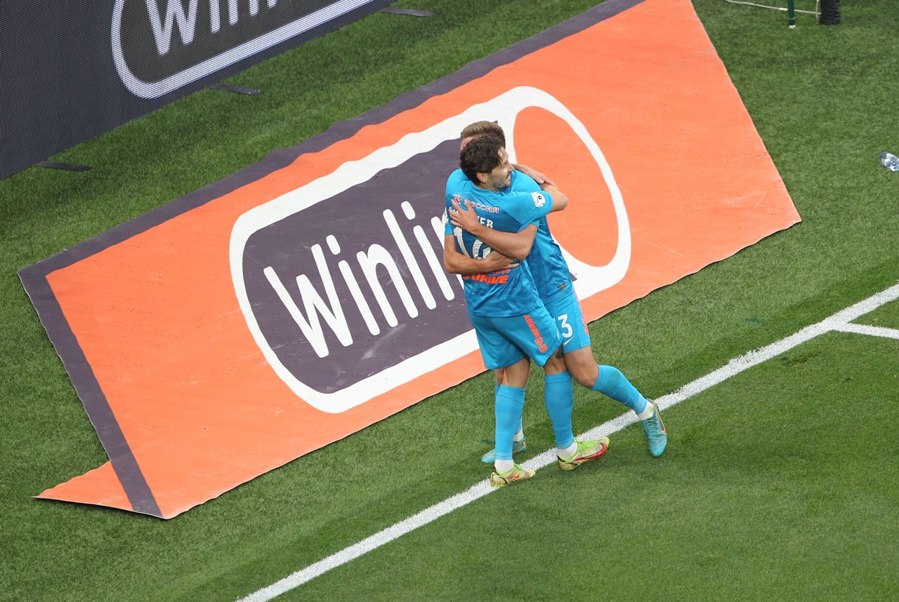 Хет-трик Вендела и дубль Малкома помогли «Зениту» разгромить «Оренбург» в матче 9-го тура РПЛ