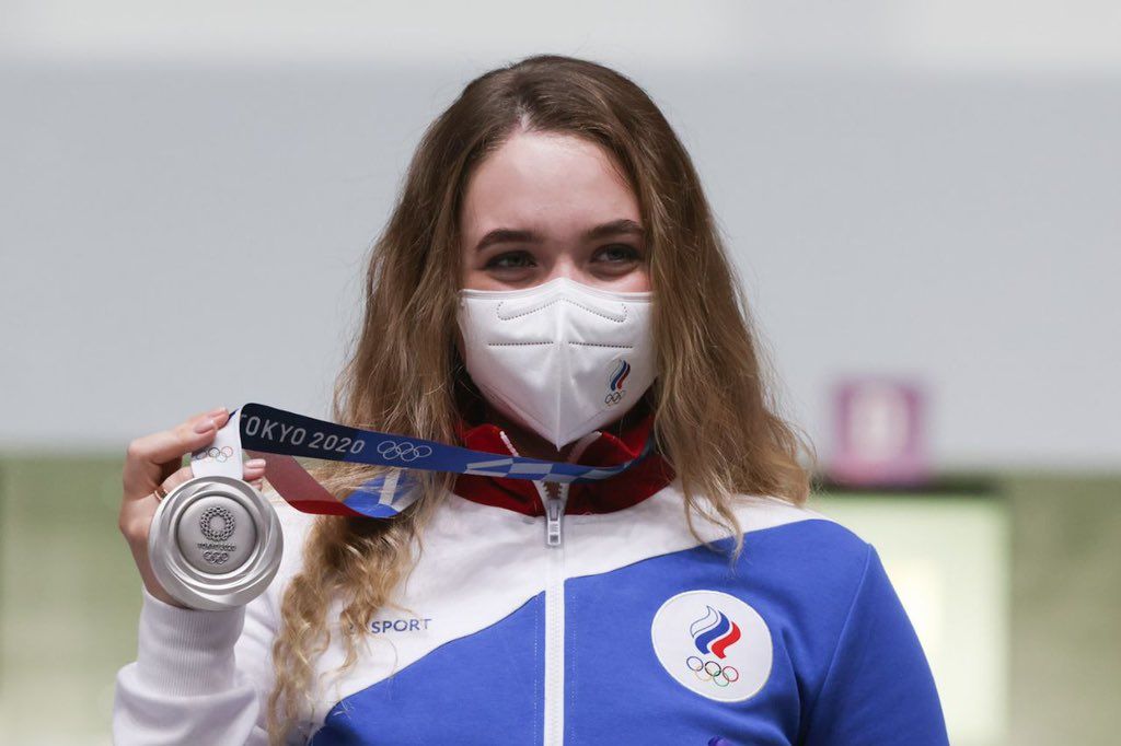 Анастасия Галашина завоевала «серебро» в стрельбе на Олимпиаде в Токио