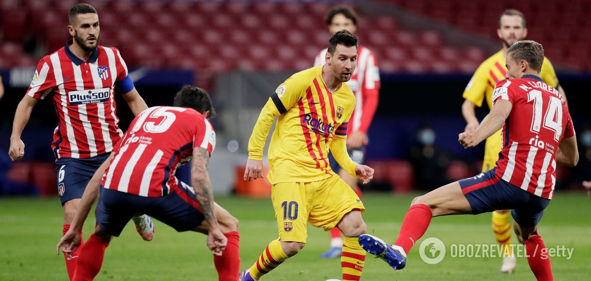 «Барселона» сыграла вничью с «Атлетико» в матче Примеры