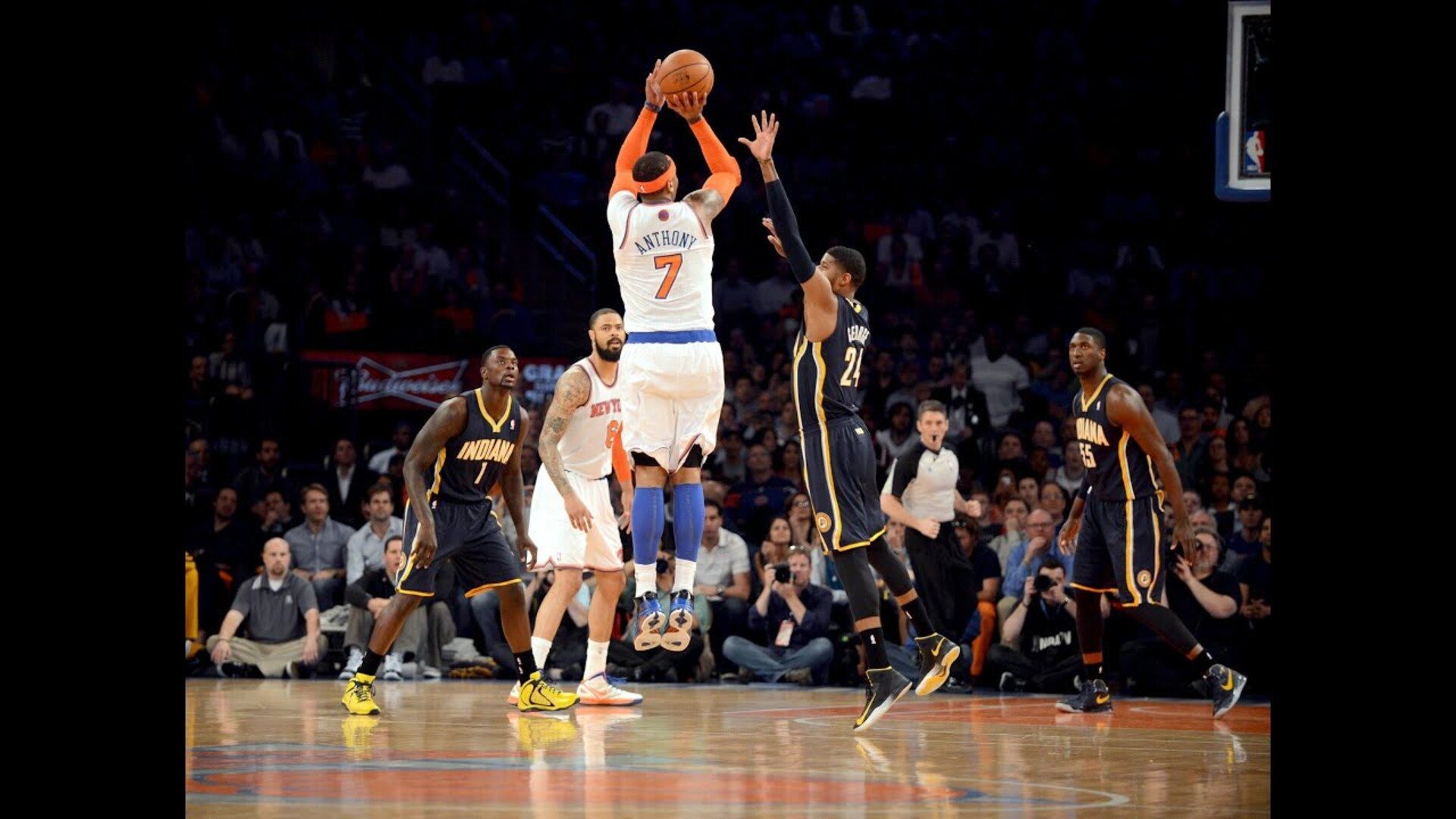 Carmelo Anthony shooting