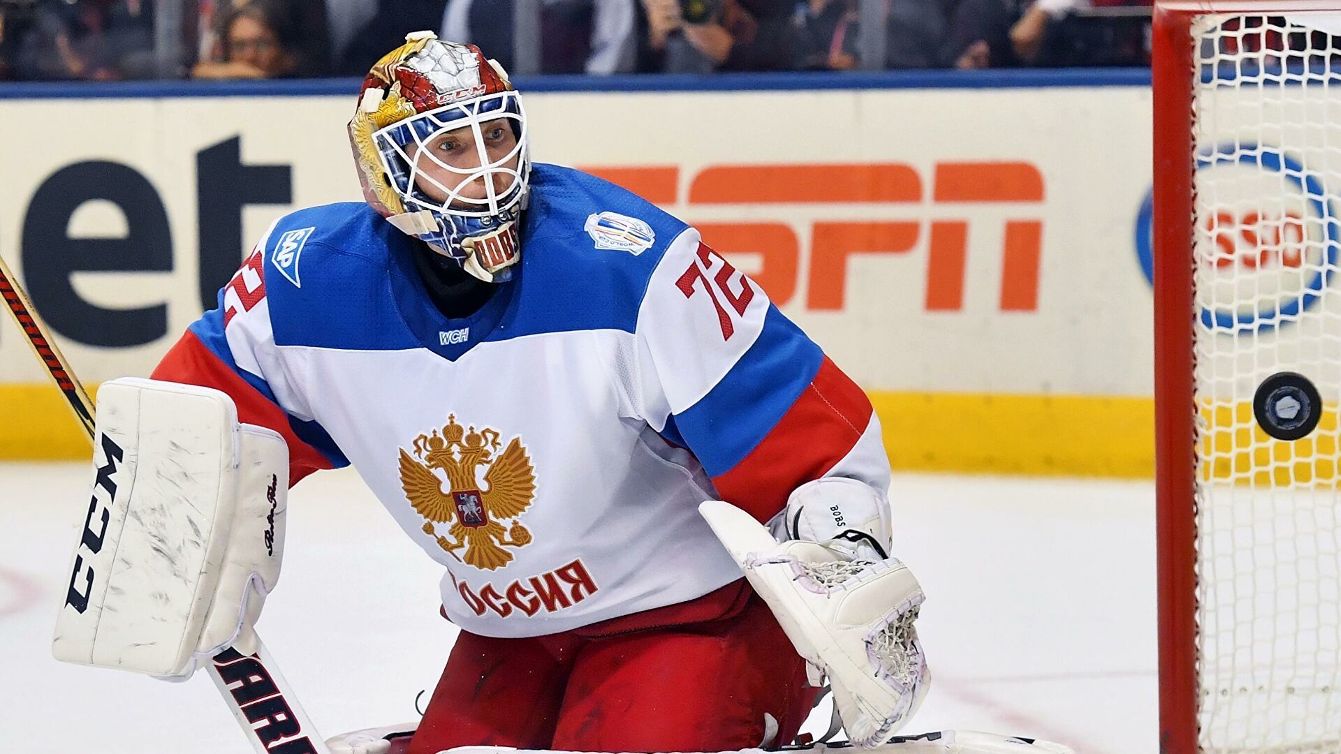 Бобровский внесен в заявку сборной России перед четвертьфиналом с Канадой