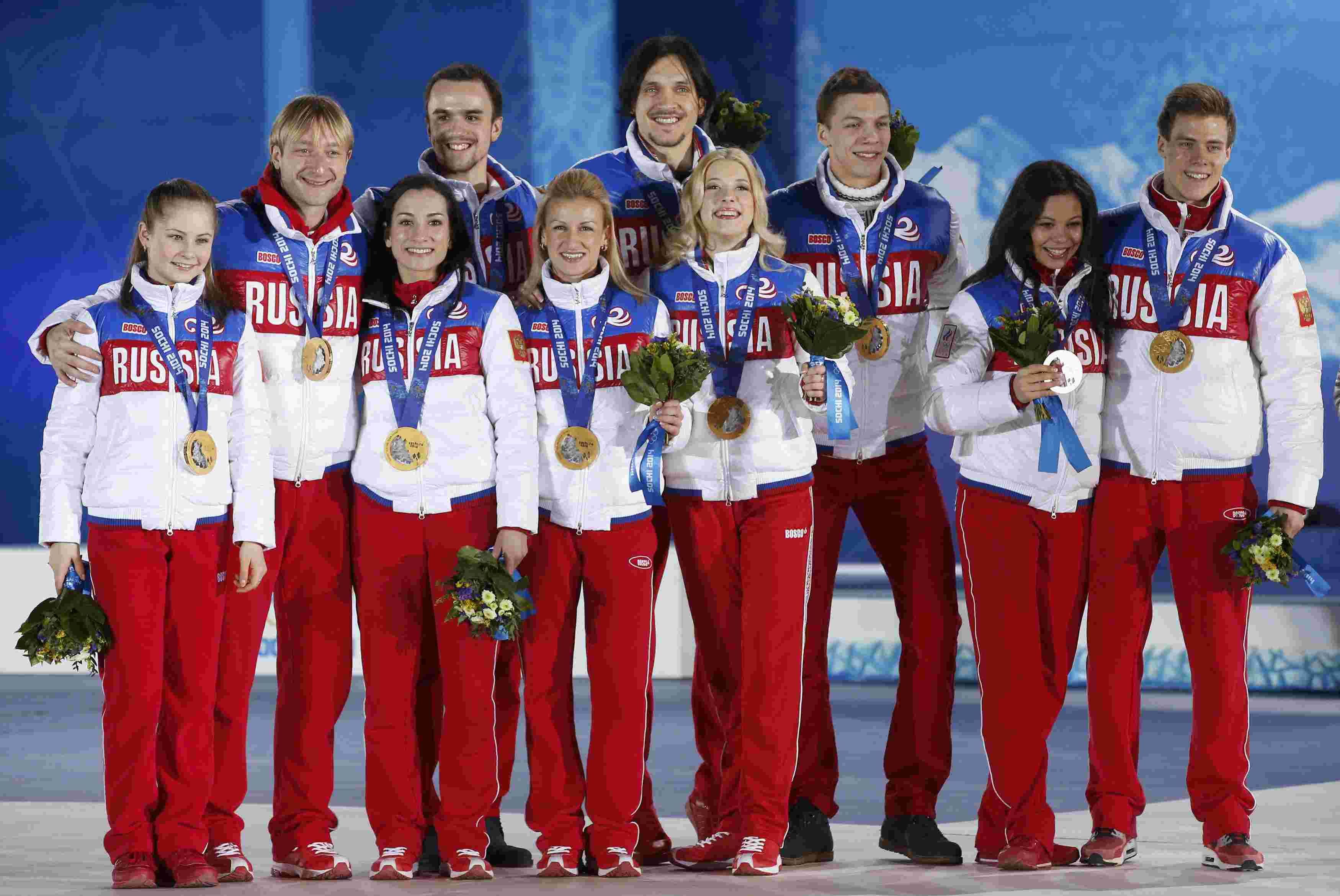 Олимпийские чемпионы Сочи 2014 Россия