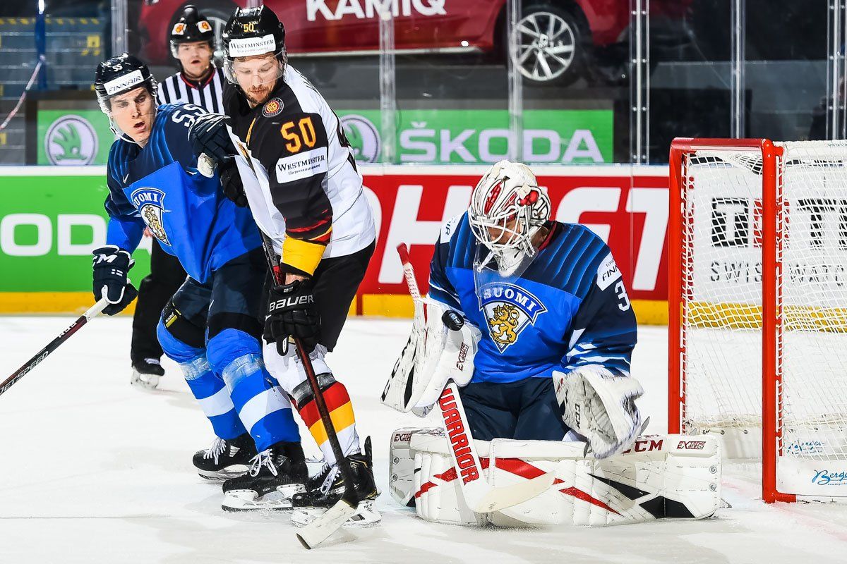 Финляндия проиграла Германии на ЧМ по хоккею