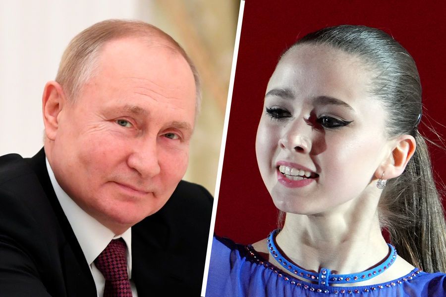 Валиева поблагодарила Путина за любовь к спорту на чествование олимпийцев в Кремле