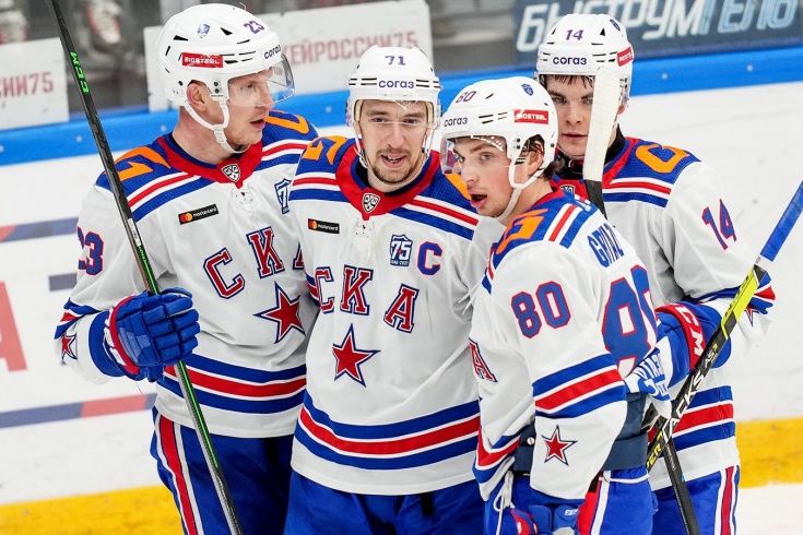 Шайба Пыленкова принесла СКА победу над «Автомобилистом» в гостевом матче КХЛ