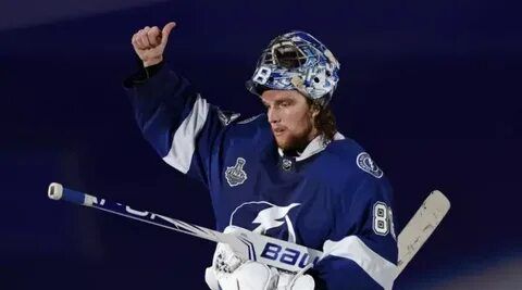 Василевский стал лучшим игроком матча чемпионата НХЛ «Вашингтон» – «Тампа-Бэй»