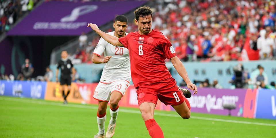 Сборные Дании и Туниса не забили голов в матче ЧМ-2022 по футболу в Катаре
