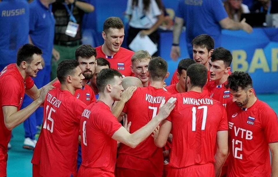 Российские волейболисты обыграли Сербию в Лиге наций