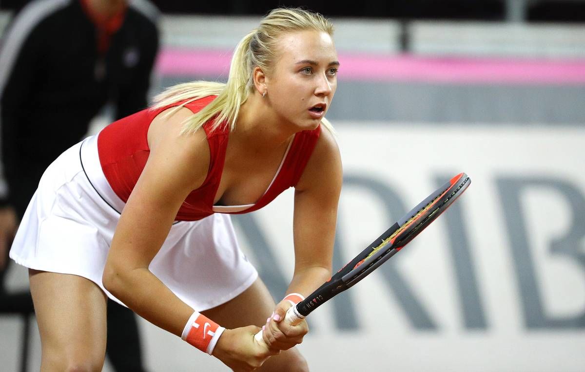 Россиянка Потапова уступила словенке Зиданшек во втором круге теннисного турнира в Монастире