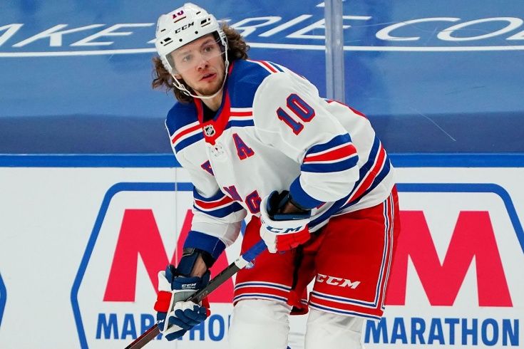 Российский форвард «Нью-Йорк Рейнджерс» Артемий Панарин признан третьей звездой октября в НХЛ