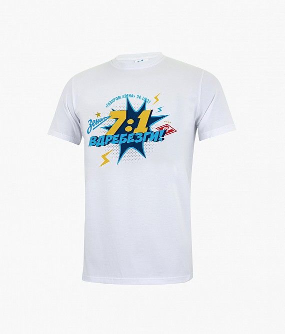 «Зенит» запустил в продажу еще одну футболку по мотивам разгрома «Спартака»
