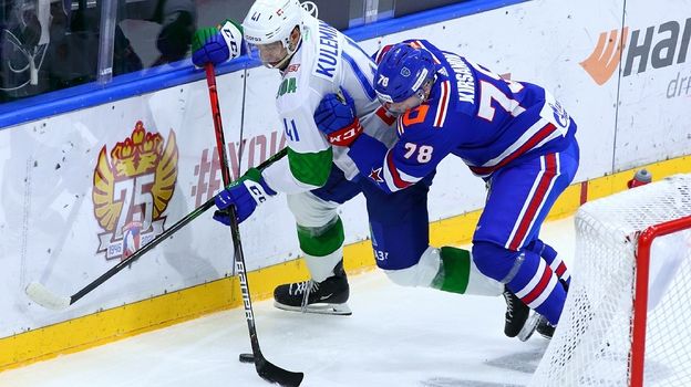 СКА в овертайме обыграл «Салават Юлаев» в матче КХЛ