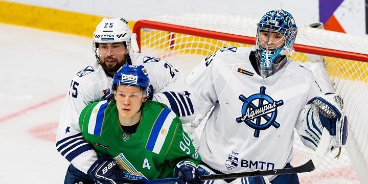 «Салават Юлаев» в домашнем матче КХЛ одержал победу над «Адмиралом»