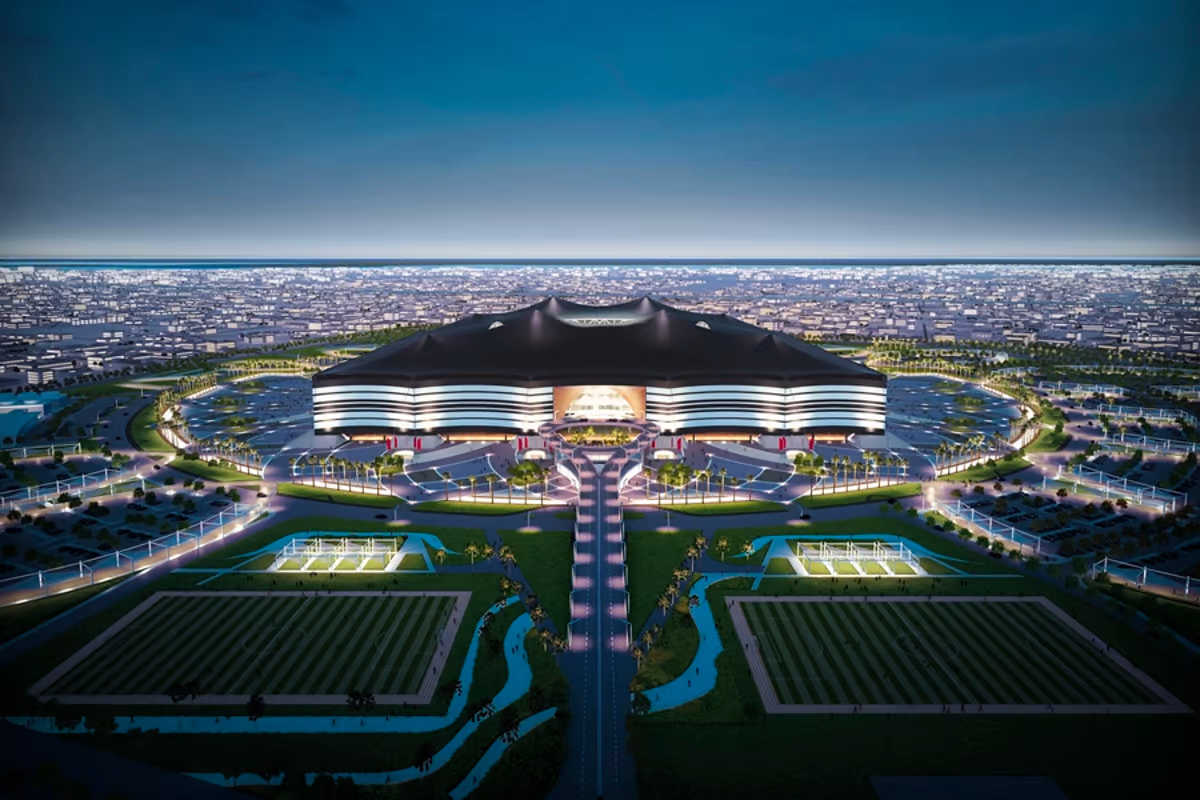 Фот 2022. Стадион Аль байт Катар. Стадион al Bayt Stadium. Стадион «Аль-Вакра» в Катаре. Стадионы в Катаре к 2022.