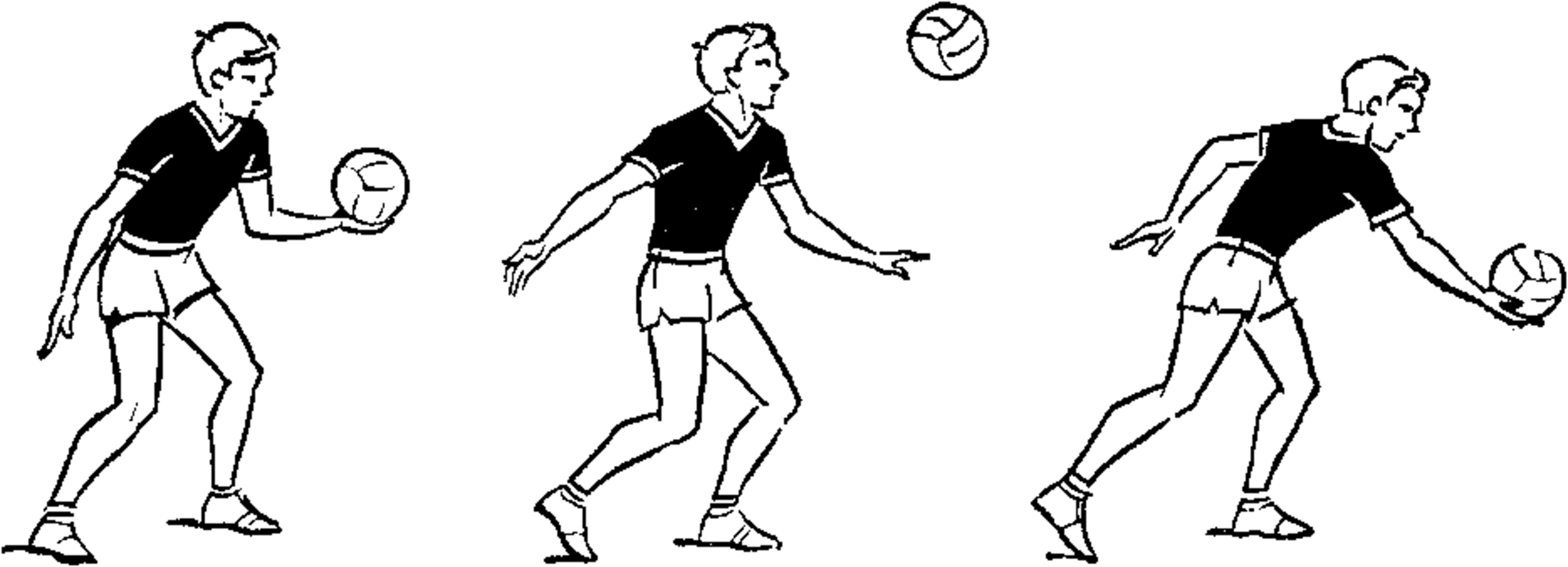 Как пасовать мяч в волейболе